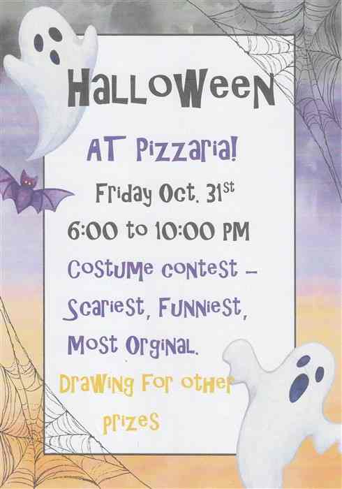 Halloween at Pizzaria