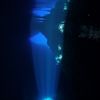 Beam of light in Senhanom Cave