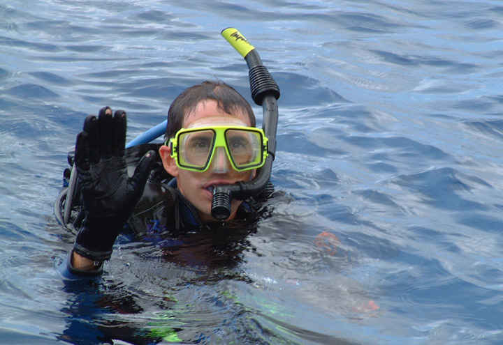 Diver Scott Crockett